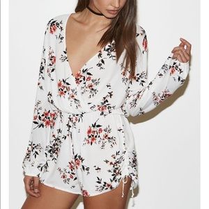 Kendall & Kylie white floral romper